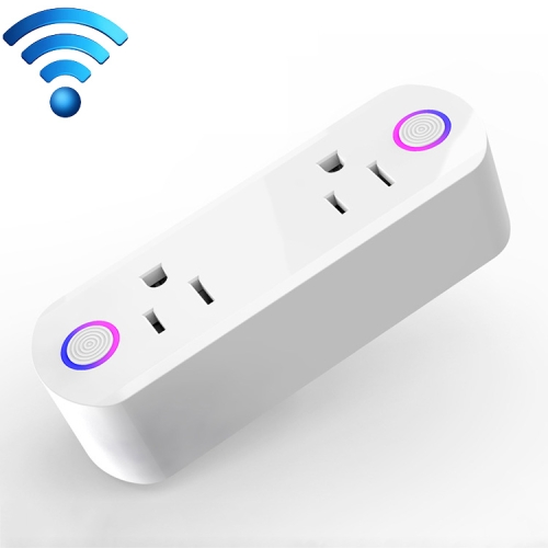 

15A WiFi Remote Control Smart Socket Works with Alexa & Google Home & IFTTT, AC 100-240V, US Plug