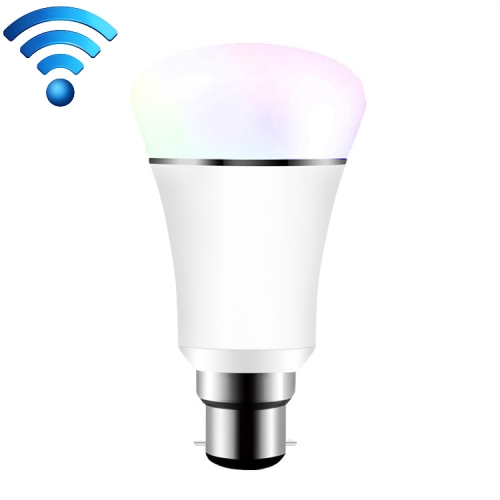 

B22 7W RGBW WiFi Smart LED Light Bulb, 6000K LED Lamp Works with Alexa & Google Home, AC 85-265V