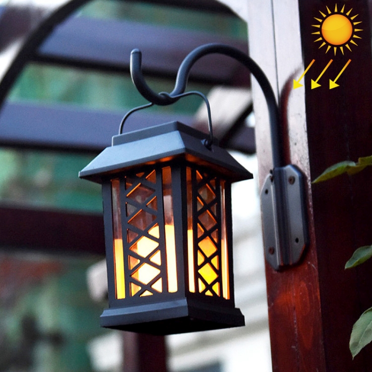 

LEH-55154W Solar Power Wall Lamp , Candle Garden LED Light with 0.2W Amorphous Silicon Solar Panel(Black)