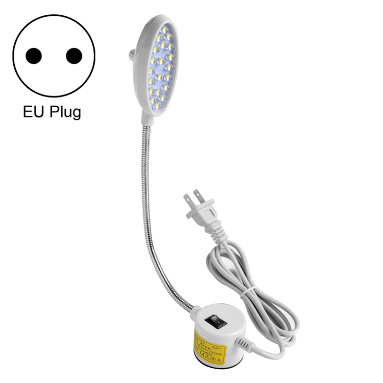 

LED Sewing Machine Lamp Dimmable Magnet Working Energy-saving Lamp 821 Lamp Beads (EU Plug)