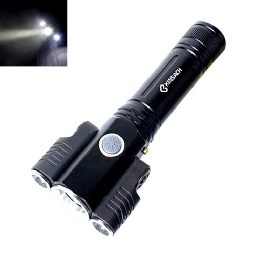 

KS-739 USB Charging Waterproof T6+XPE Fixed Focus LED Flashlight with 4-Modes & 18650 lithium battery