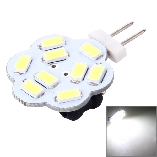 

G4 9 LED SMD 5730 Flower Decorative Light for Indoor / Outdoor Decoration, DC/AC 12-24V, Side Pins (White Light)