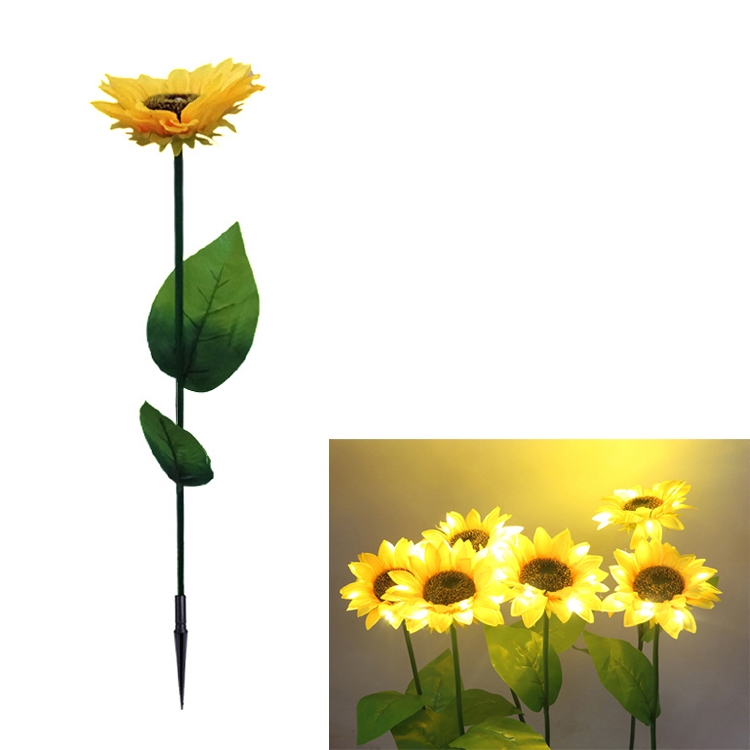 

Light Control Induction Sunflower Light Garden Decoration Waterproof Lighting Lamp, DC 12V