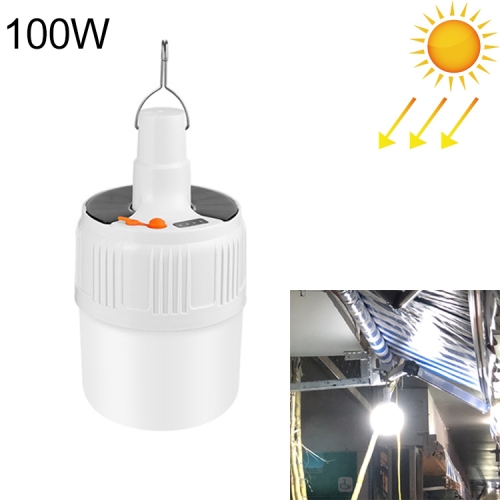 

03-TY 100W 42 LEDs SMD 5730 Lighting Emergency Light Solar Rechargeable LED Bulb Light Camping Light with Battery Display & Remote Control