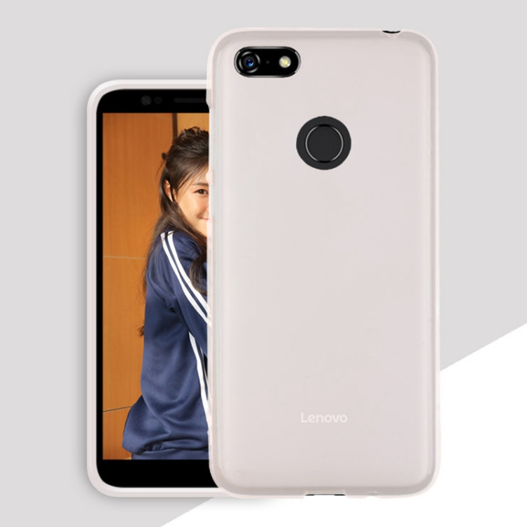 

Frosted Translucent TPU Protective Case for Lenovo A5 / L18011 (White)