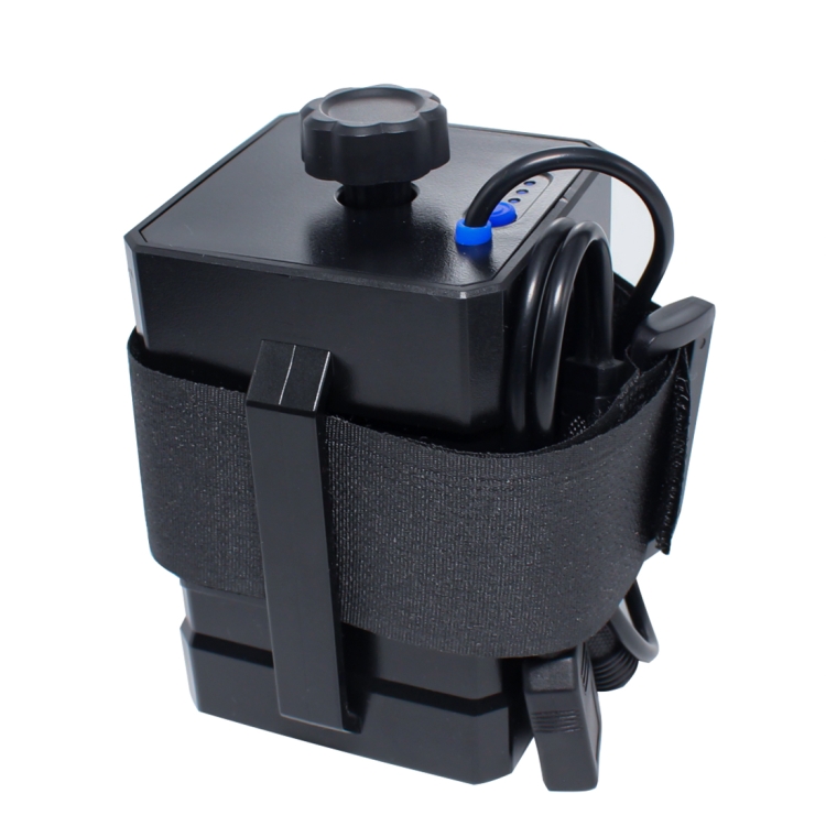 

3 Sections 18650/26650 Waterproof Battery Box with 16.8v Round Head & 5v USB Connector Output Voltage Does Not Include Battery(Black)