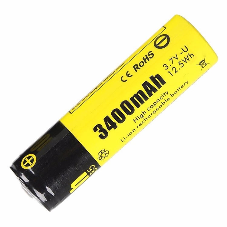 

SupFire AB5 3400mAh 18650 Lithium Rechargeable Battery, PCB Protected