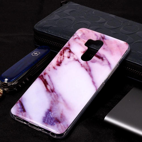 

Marble Pattern Soft TPU Case For LG G7 ThinQ(Purple)