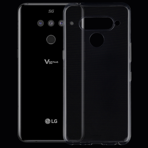 

0.75mm Ultrathin Transparent TPU Soft Protective Case for LG V50 ThinQ 5G