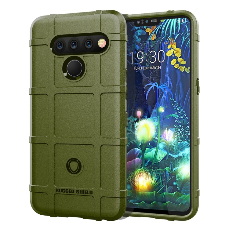 

Full Coverage Shockproof TPU Case for LG V50 ThinQ (Army Green)