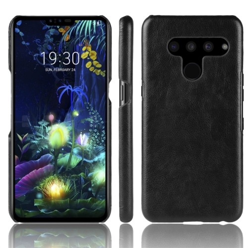 

Shockproof Litchi Texture PC + PU Protective Case for LG V50 ThinQ 5G (Black)