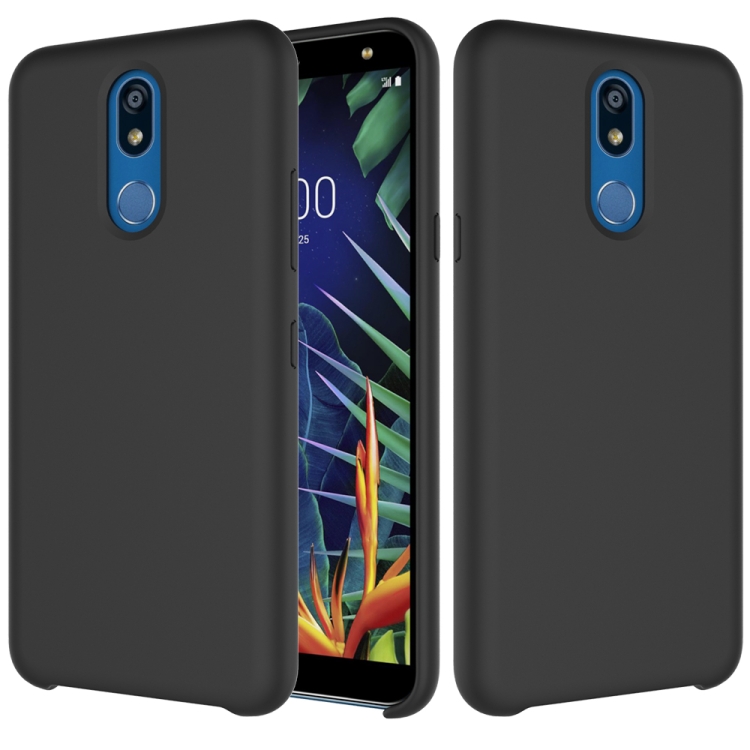 

Ultra-thin Liquid Silicone Dropproof Protective Case for LG K40(Black)