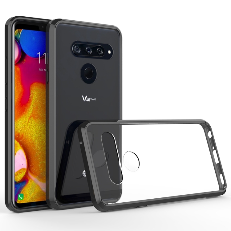 

Scratchproof TPU + Acrylic Protective Case for LG V40(Black)