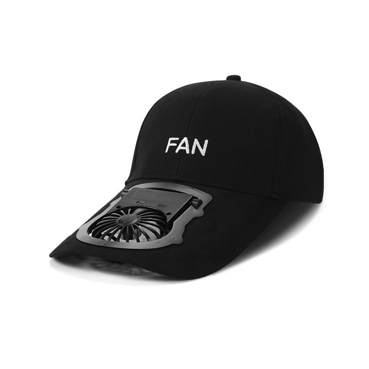 

SY940 Outdoor Sunshade Sun Hat Peaked Cap with Fan(Black)