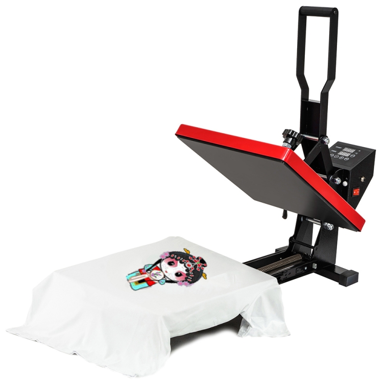 

[US Warehouse] LED Digital Display Drawer-type T-shirt Printing Machine Heat Press Machine, Size: 15 x 15 inch(Red)