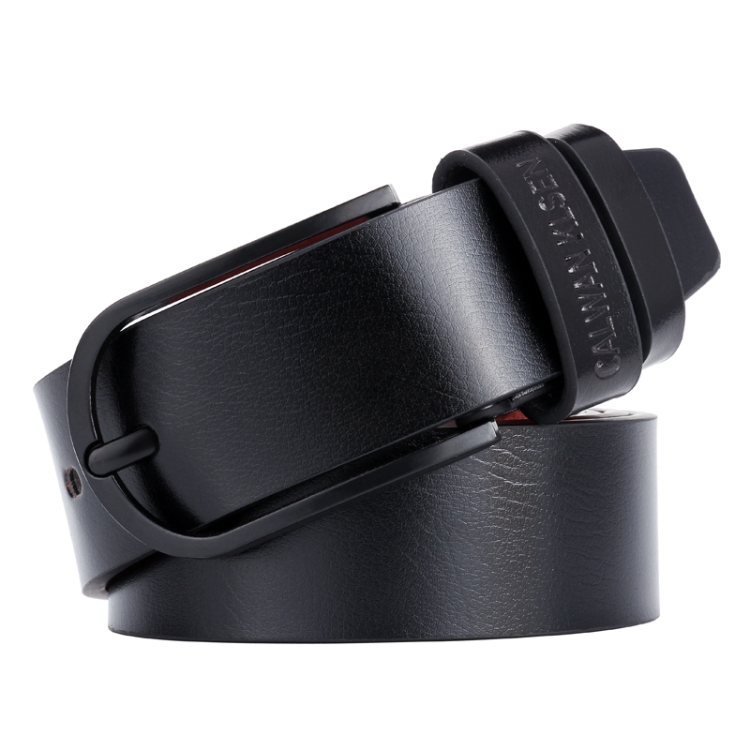

Dandali L8024 Men Casual Antique Pin Buckle Leather Belt Waistband, Lenth: 110-125cm (Black)