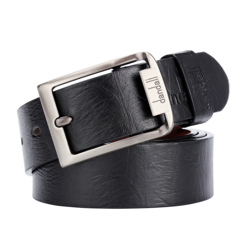 

Dandali XX828 Men Casual Retro Pin Buckle Leather Belt Waistband, Length: 110-125cm (Black)