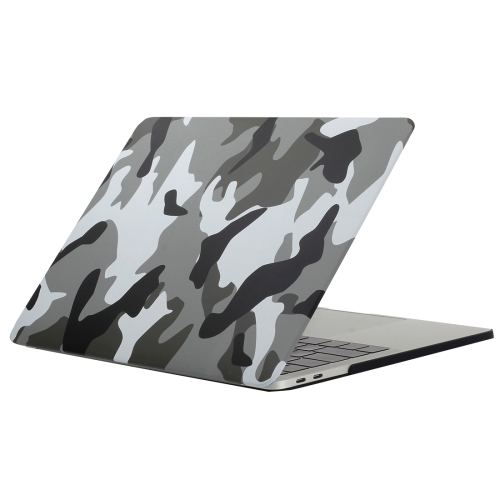 

For 2016 New Macbook Pro 13.3 inch A1706 & A1708 Grey Camouflage Pattern Laptop Water Decals PC Protective Case