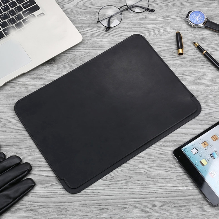 

TOTUDESIGN Leather Protection Case for MacBook Air/Pro 13 inch (Black)