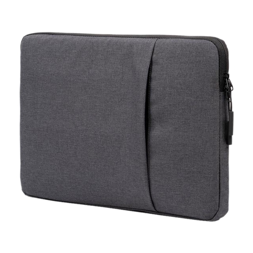 

POFOKO A210 13 / 12 inch Portable Business Water-repellent Polyester Suit Fabric Laptop Inner Package Bag(Black)