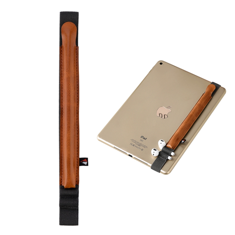 

BS5R Stylus Pen PU Leather Protective Cover for Apple Pencil 1 / 2, with Charging Head Storage Bag(Brown)