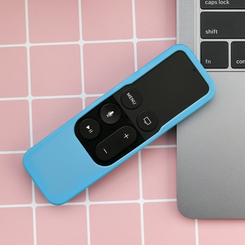 

5F01 Somatosensory Remote Control Anti-fall Silicone Protective Cover for Apple TV 4(Blue)