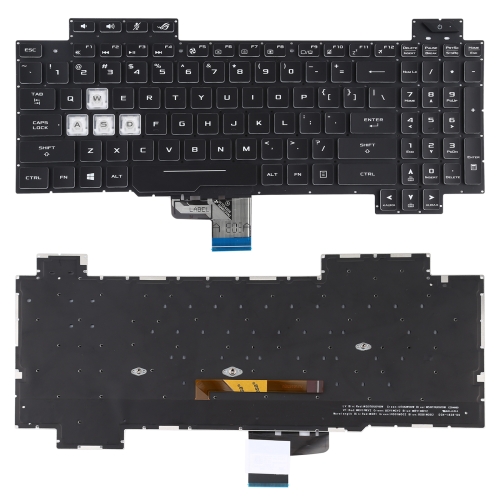 

US Version Keyboard with Keyboard Backlight for Asus ROG Strix Scar II GL504 GL504GS GL504GV