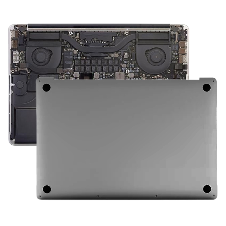 

Bottom Cover Case for Macbook Pro Retina 15 inch A1990 2018 2019 EMC3215 EMC3359(Grey)