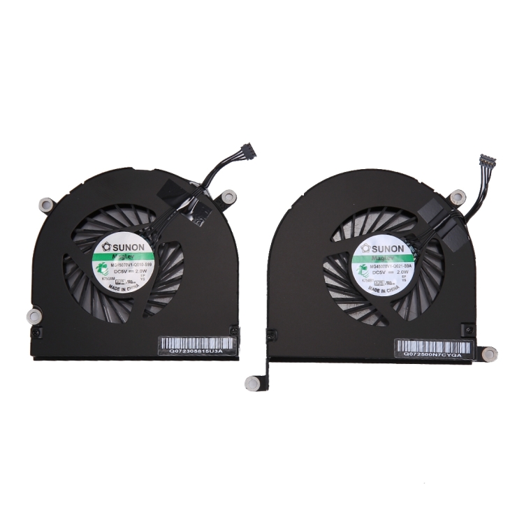 

1 Pair for Macbook Pro 17 inch A1297 (2009 - 2011) Cooling Fans (Left + Right)