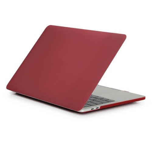 

Laptop Frosted Style PC Protective Case for MacBook Pro 13.3 inch A1989 (2018)(Wine Red)