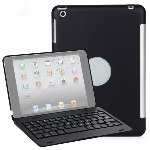 

F1 For iPad mini 3 / 2 / 1 Laptop Version Plastic Bluetooth Keyboard Protective Cover (Black)