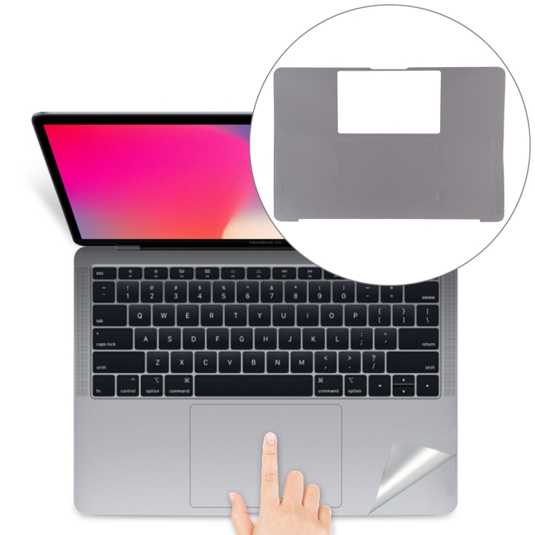 

Palm & Trackpad Protector Full Sticker for MacBook Pro 13 with Touch Bar (A1706 / A1989) (Grey)