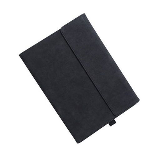 

For Microsoft Surface Pro 7 / 7+ South African Sheepskin Magnetic Horizontal Flip Leather Case with Pen Slot & Holder (Black)