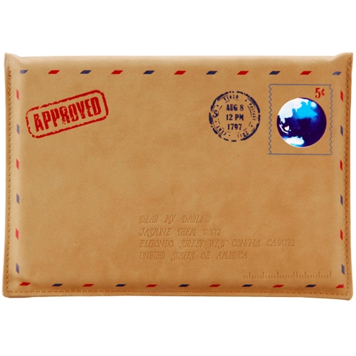 

SWISH Universal Envelope Style Earth Stamp Leather Case for Macbook 13.3 inch, Size: 36 x 25 cm