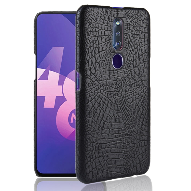 

Shockproof Crocodile Texture PC + PU Case for OPPO F11 Pro (Black)