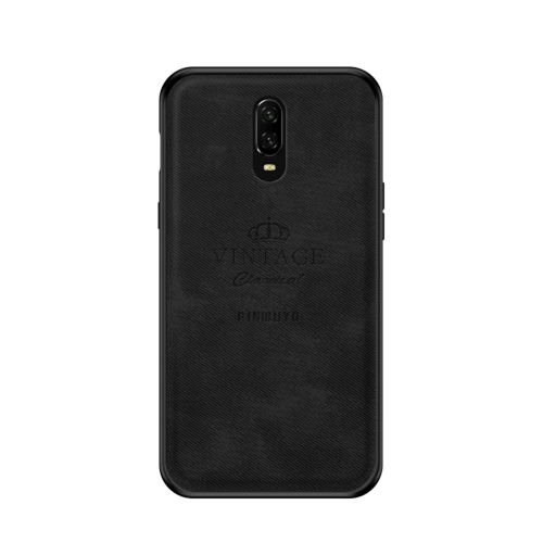 

PINWUYO Shockproof Waterproof Full Coverage PC + TPU + Skin Protective Case for One Plus 6T (Black)