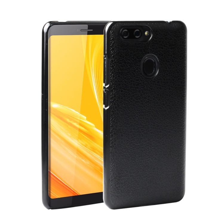 

OCUBE Litchi Texture PC Protective Back Case for BLUBOO D6(Black)