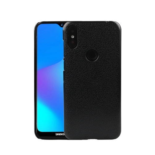 

OCUBE Litchi Texture PC Protective Back Case for Doogee Y8 (Black)