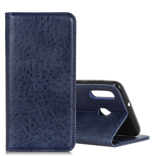 

Magnetic Retro Crazy Horse Texture Horizontal Flip Leather Case for CUBOT X19, with Holder & Card Slots & Photo Frame(Blue)