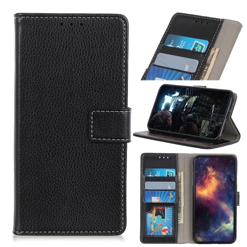 

Litchi Texture Horizontal Flip Leather Case for Wiko VIEW 3 Pro, with Holder & Card Slots & Wallet(Black)