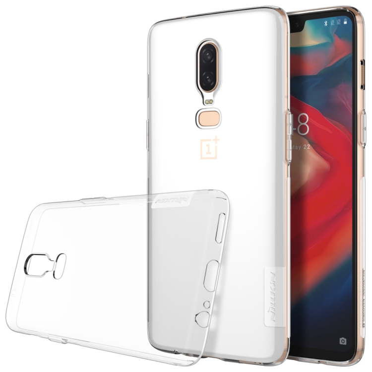 

NILLKIN Nature TPU Transparent Soft Case for OnePlus 6 (White)