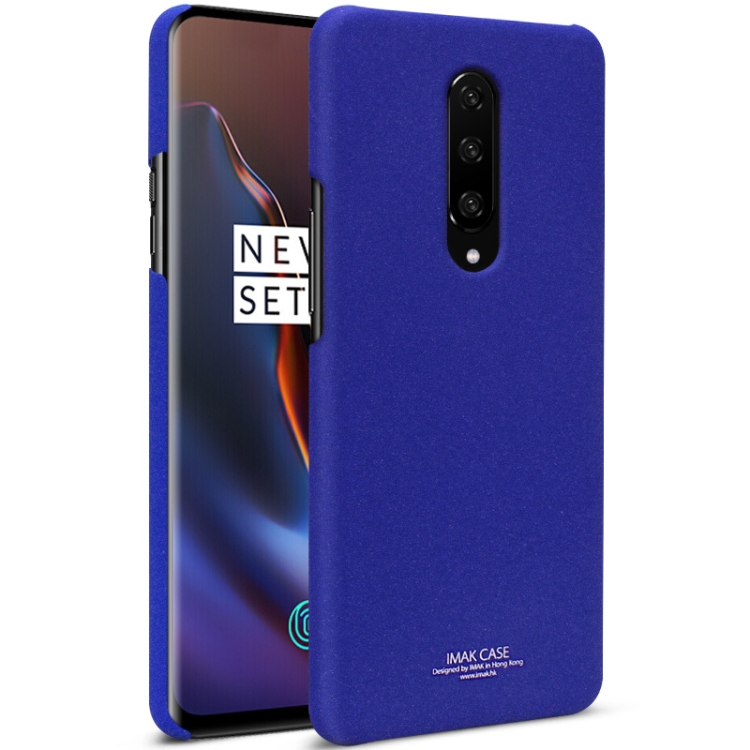 

IMAK Matte Touch Cowboy PC Case for OnePlus 7 Pro(Blue)