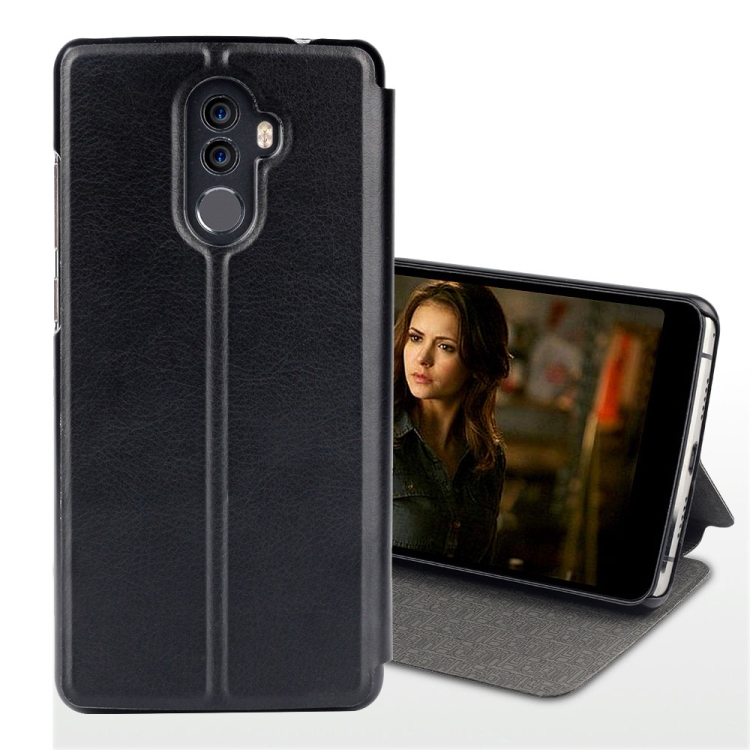 

Litchi Texture Horizontal Flip Leather Case for Oukitel K8, with Holder (Black)