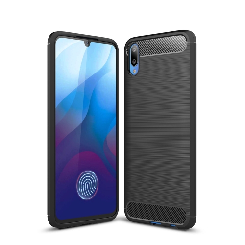 

Brushed Texture Carbon Fiber Soft TPU Case for Vivo V11 (V11 Pro)(Black)