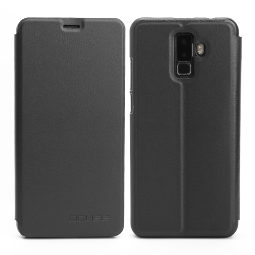 

OCUBE Leagoo M9 (MPH1992) Spring Texture Horizontal Flip Leather Case with Holder(Black)
