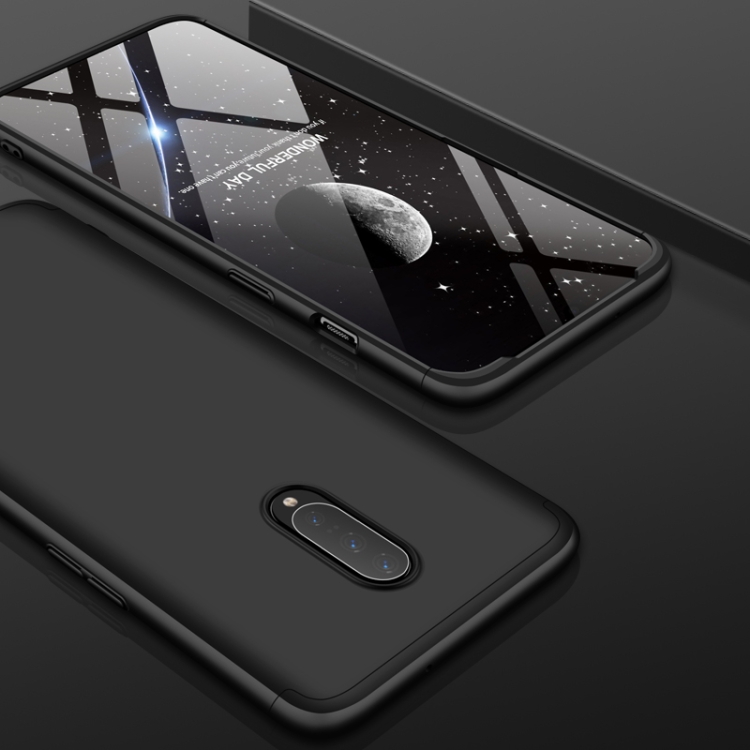 

GKK Three Stage Splicing Full Coverage PC Case for OnePlus 7 (Black)