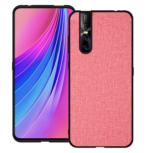 

Shockproof Cloth Texture PC+ TPU Protective Case for Vivo V15 Pro (Pink)