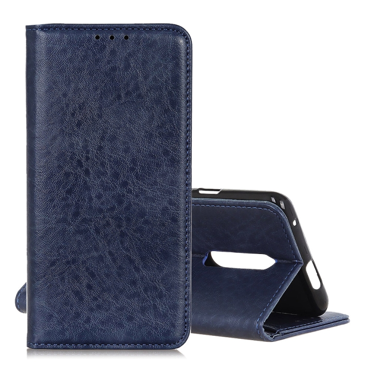 

Magnetic Retro Crazy Horse Texture Horizontal Flip Leather Case for Oneplus 7 Pro, with Holder & Card Slots & Photo Frame(Blue)