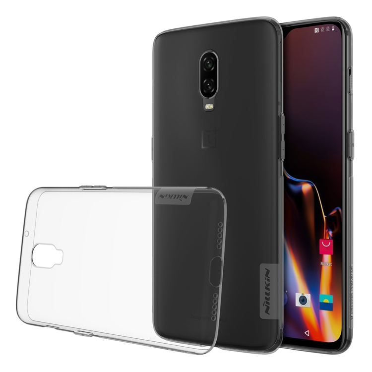 

NILLKIN Nature TPU Transparent Soft Case for OnePlus 6T(Grey)