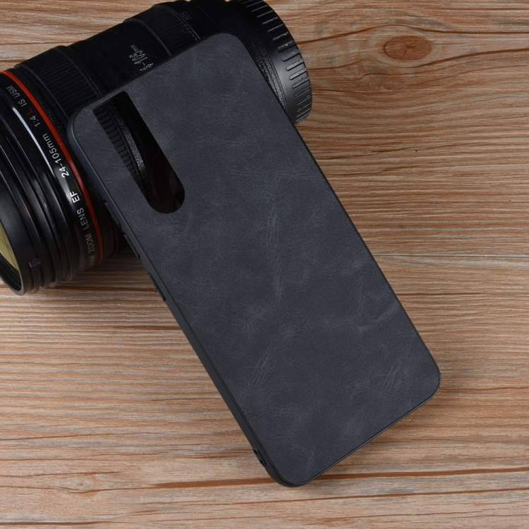 

Shockproof Sheep Skin PC + PU + TPU Case for Vivo V15 Pro (Black)